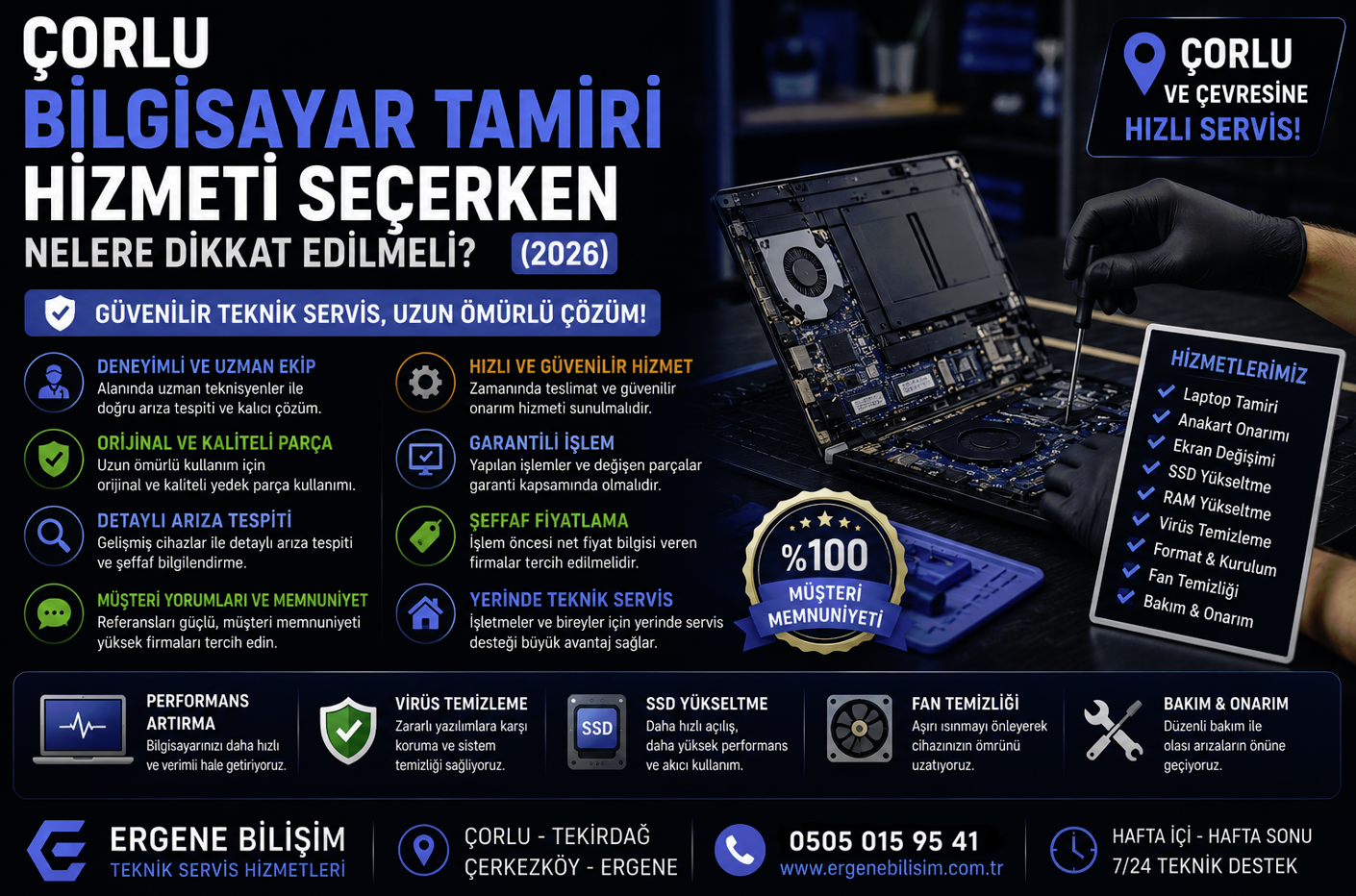Bilgisayar Tamiri Hizmeti Seçerken Nelere Dikkat Edilmeli? (2026)