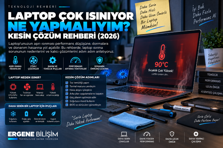 Laptop Çok Isınıyor Ne Yapmalıyım? Kesin Çözüm Rehberi (2026)