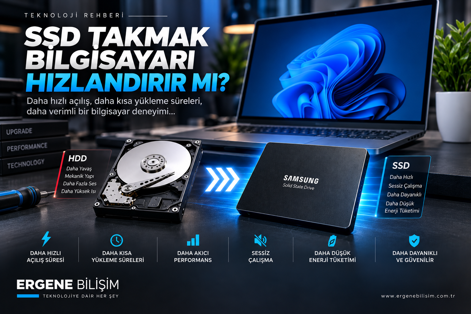 SSD Takmak Bilgisayarı Hızlandırır mı?